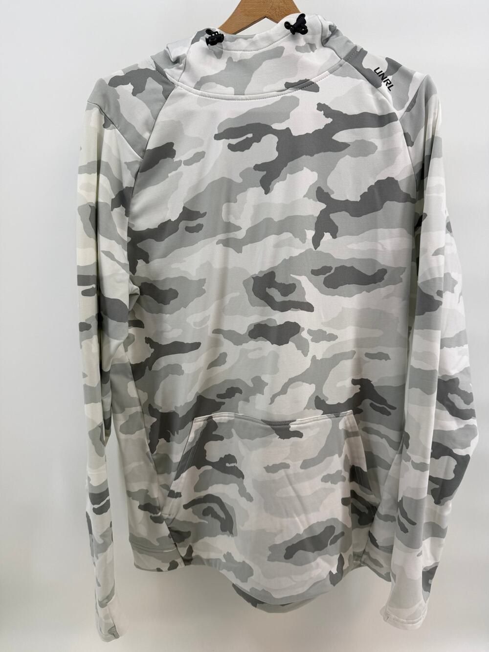 UNRL Crossover Hoodie II Polar Camo Pullover Hooded Sweatshirt Size L